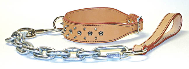 Big dog chain leash best sale